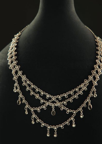 Nomad necklace with citrine stones