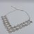 Octagon V shaped necklace
