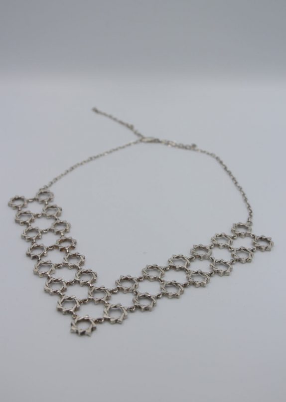 Octagon V shaped necklace