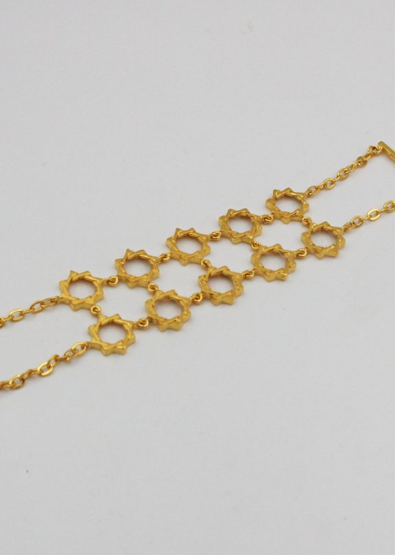 Octagon bracelet 2 rows