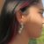 Pebbles long earrings