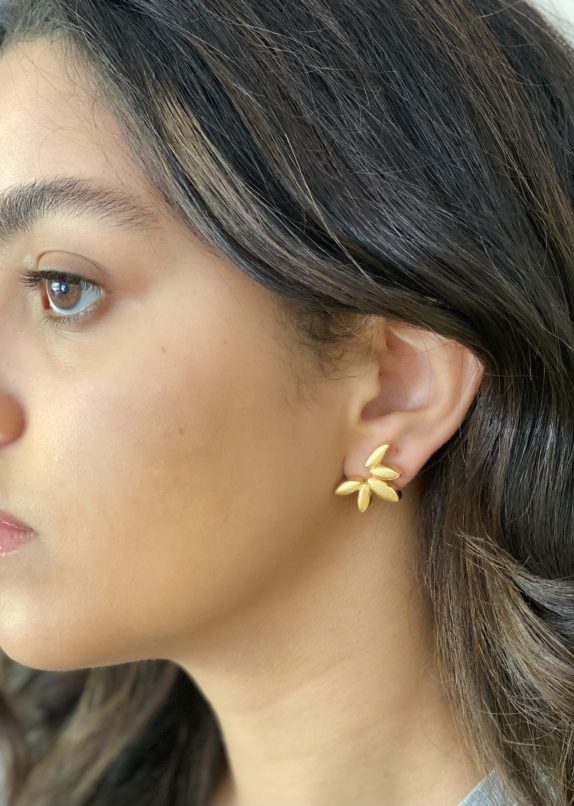 Petal earrings small